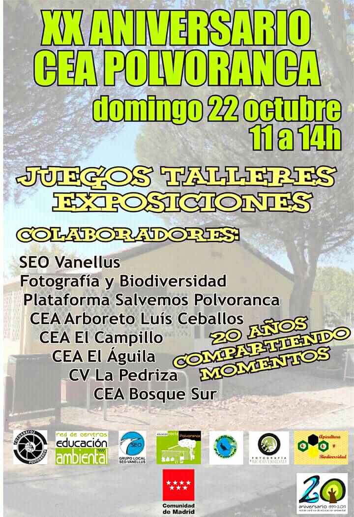 Actividades Centro de Educación Ambiental del parque de Polvoranca