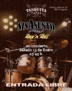 Sin Asunto en la Tasquita Leganés
