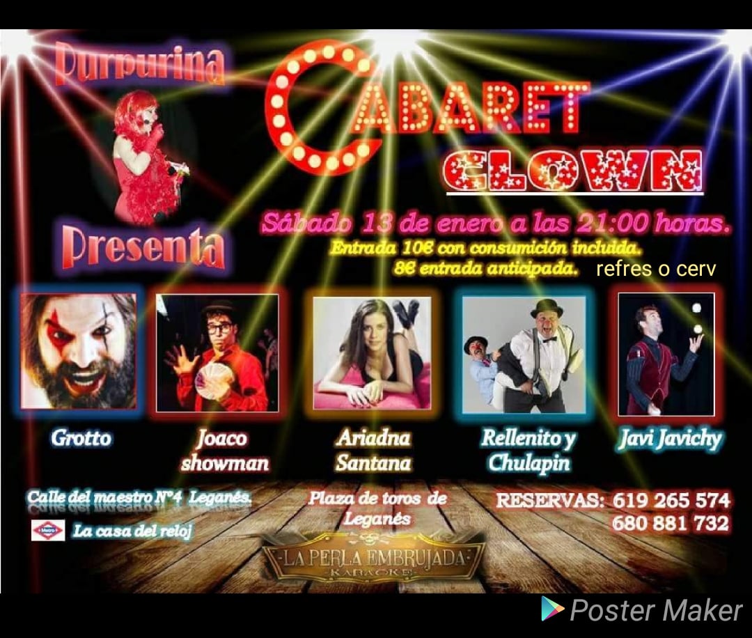 Cabaret Clow en La Perla Embrujada
