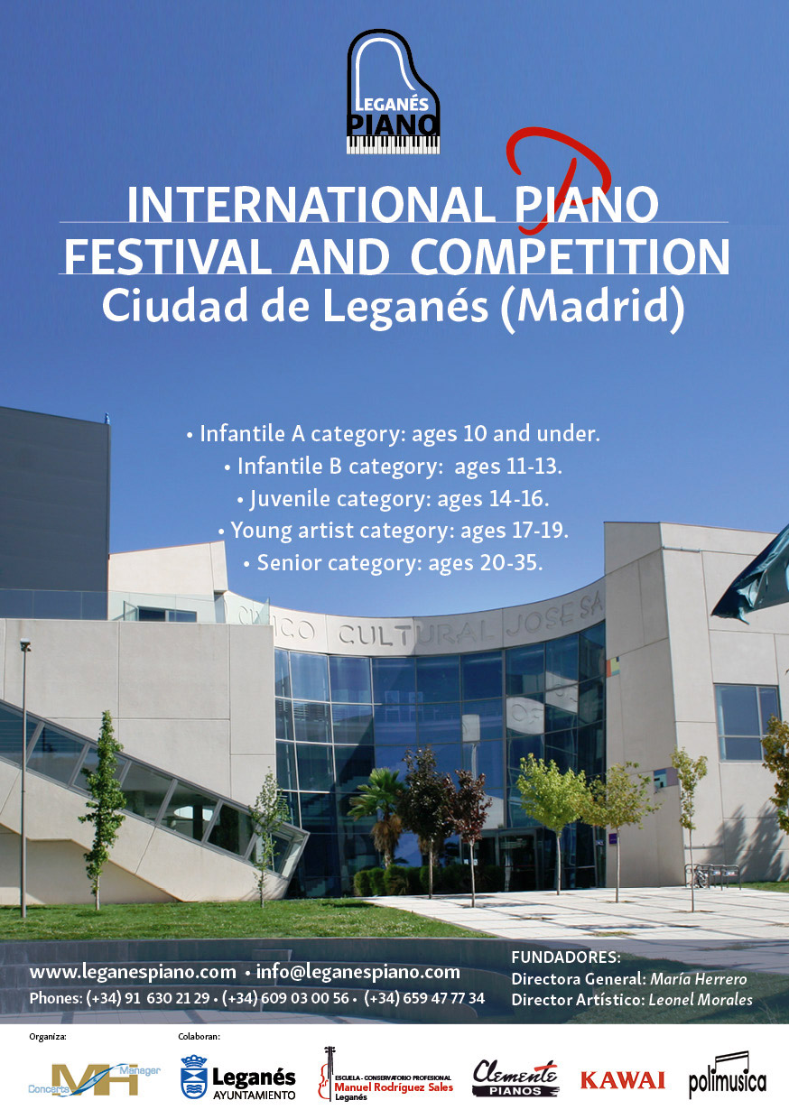 2º CONCURSO Y FESTIVAL INTERNACIONAL DE PIANO CIUDAD DE LEGANÉS