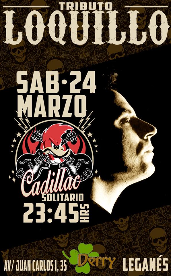 Cadillac Solitario tributo a Loquillo en el Derry