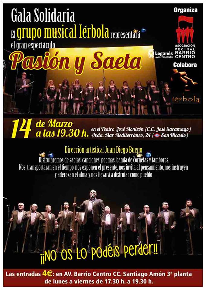 Pasión y Saeta Gala solidaria