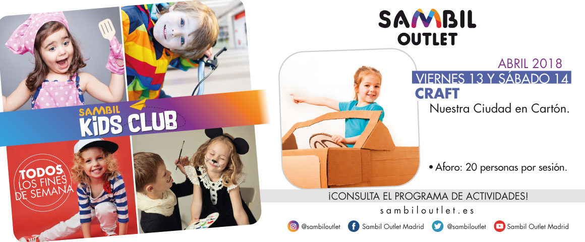 Craft Nuestra Ciudad en Cartón en Sambil