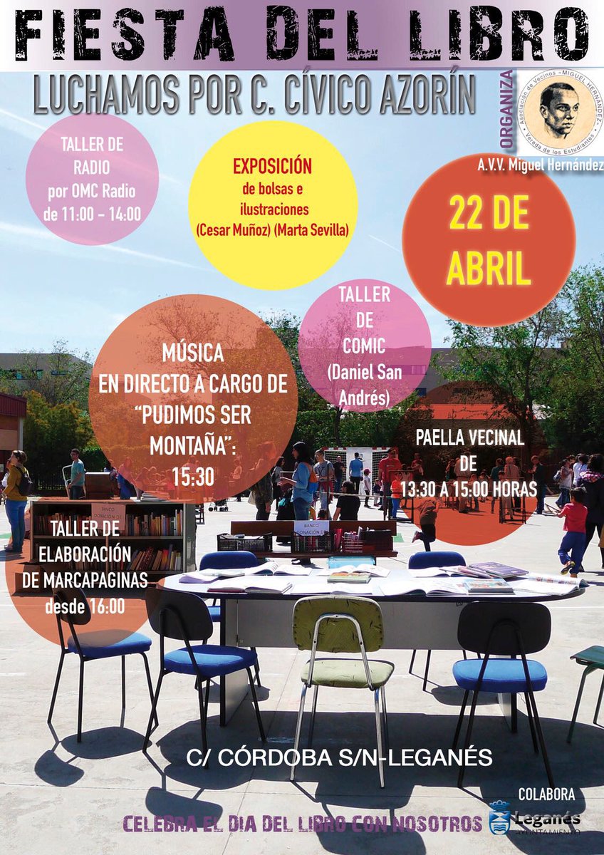 Día del Libro en Vereda de los Estudiantes