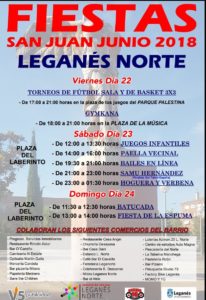 Fiestas de San Juan en Leganés Norte