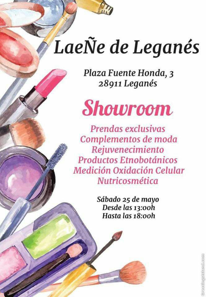 Moda y cosmética showroom en la Ñ