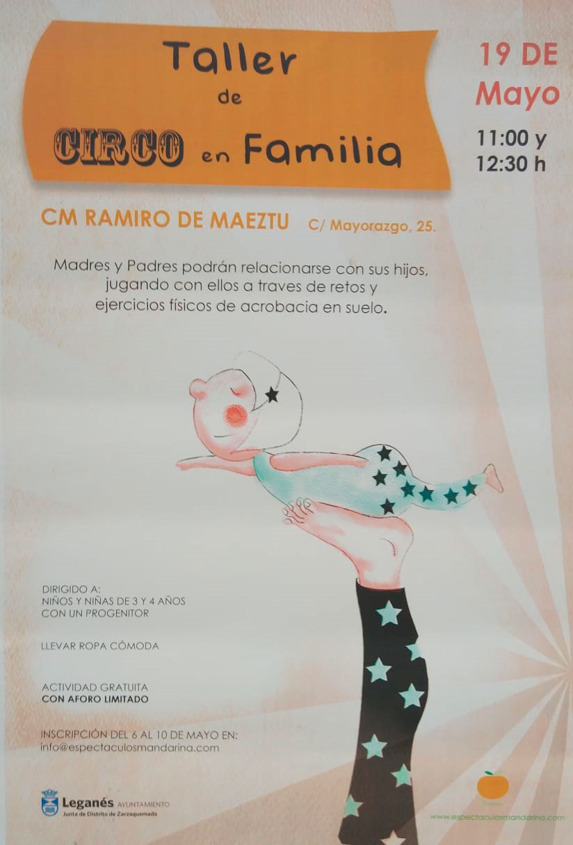taller de circo en familia