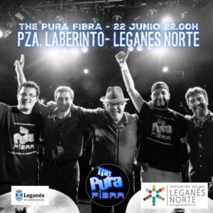 Concierto al aire libre en Leganés Norte The Pura Fibra Band