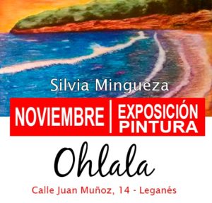Exposición de pintura en el Ohlala de Silvia Mingueza