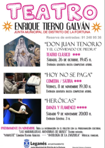 Don Juan Tenorio teatro clásico en La Fortuna