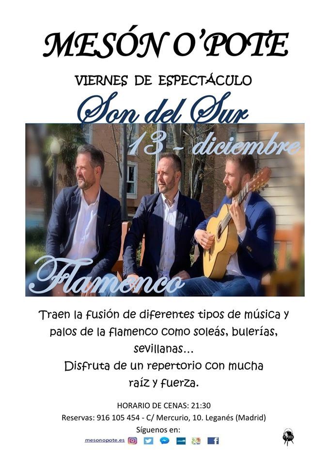 Concierto del GRUPO SON DEL SUR en el O´POTE