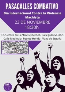 Pasacalles combativo contra la violencia machista