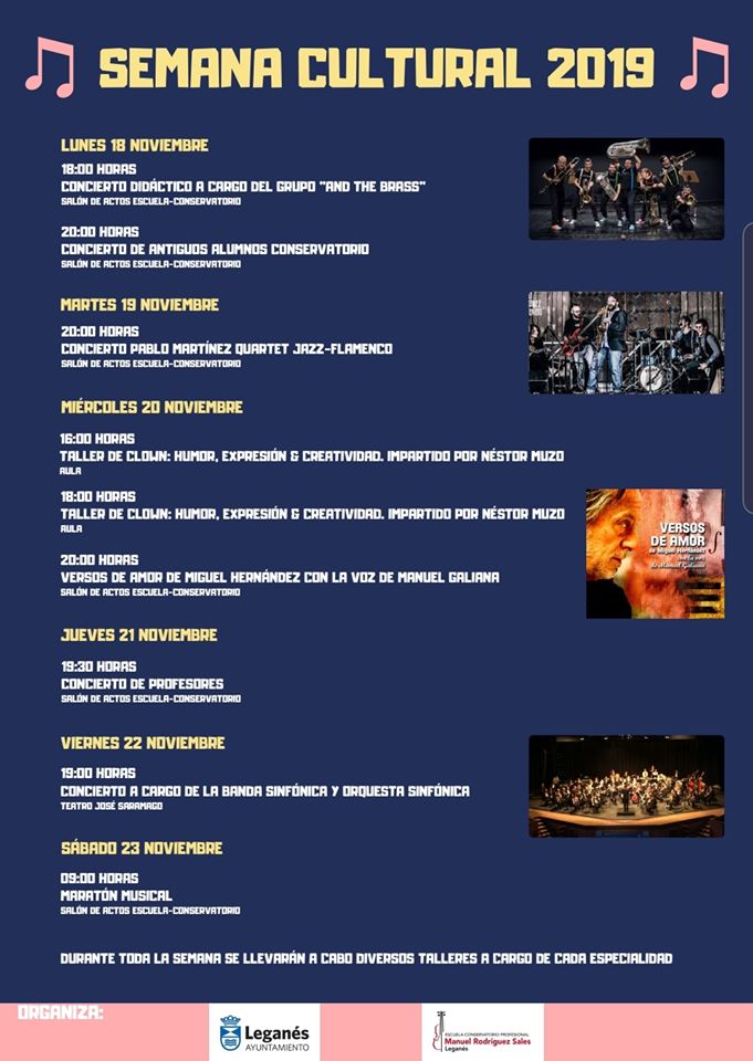 SEMANA CULTURAL Escuela-Conservatorio 'Manuel Rodríguez Sales'