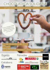 CHOCOLATADA SOLIDARIA ARROYO CULEBRO 2019!