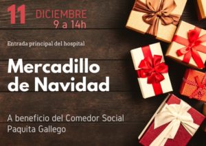 Mercadillo solidario de Navidad en el Hospital Severo Ochoa