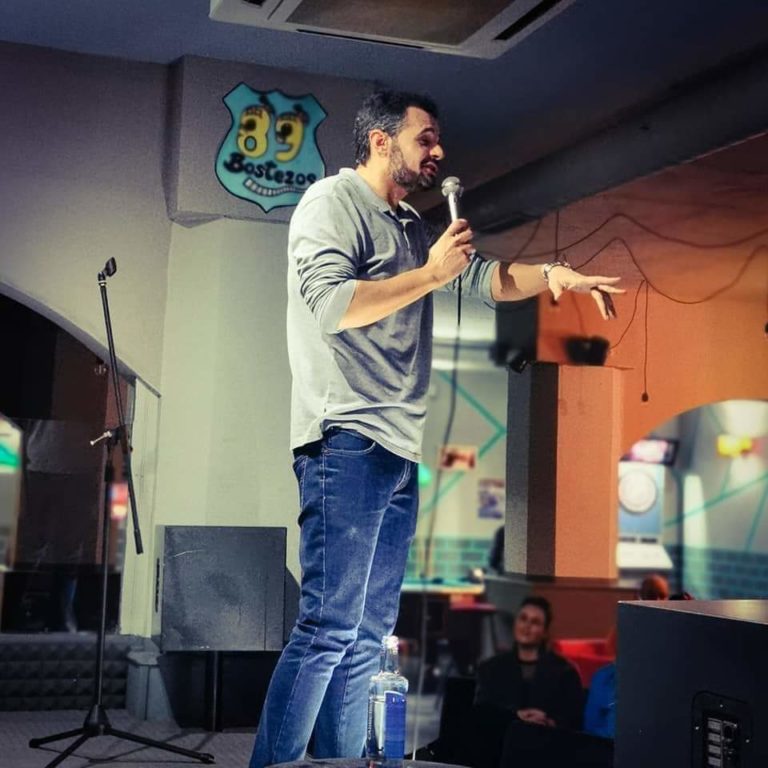 Andrés Pulido, un cómico muy social.