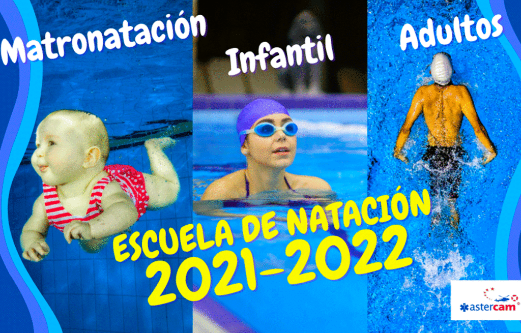 Escuela de natación matronatación, infantil y adultos