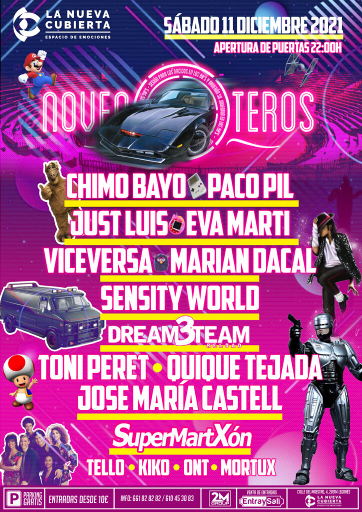 noventeros años 90 noventa ochenta fiesta concierto leganes festival