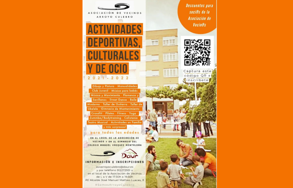 asociacion vecinal arroyo culebro actividades