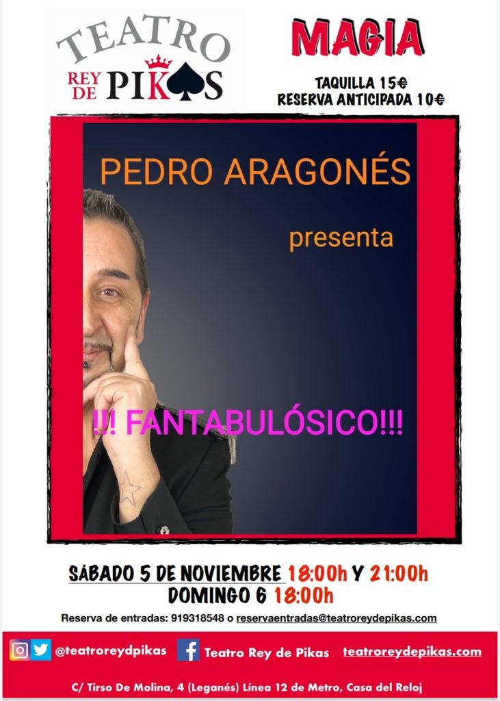 Magia y humor con el ingenioso Pedro Aragonés