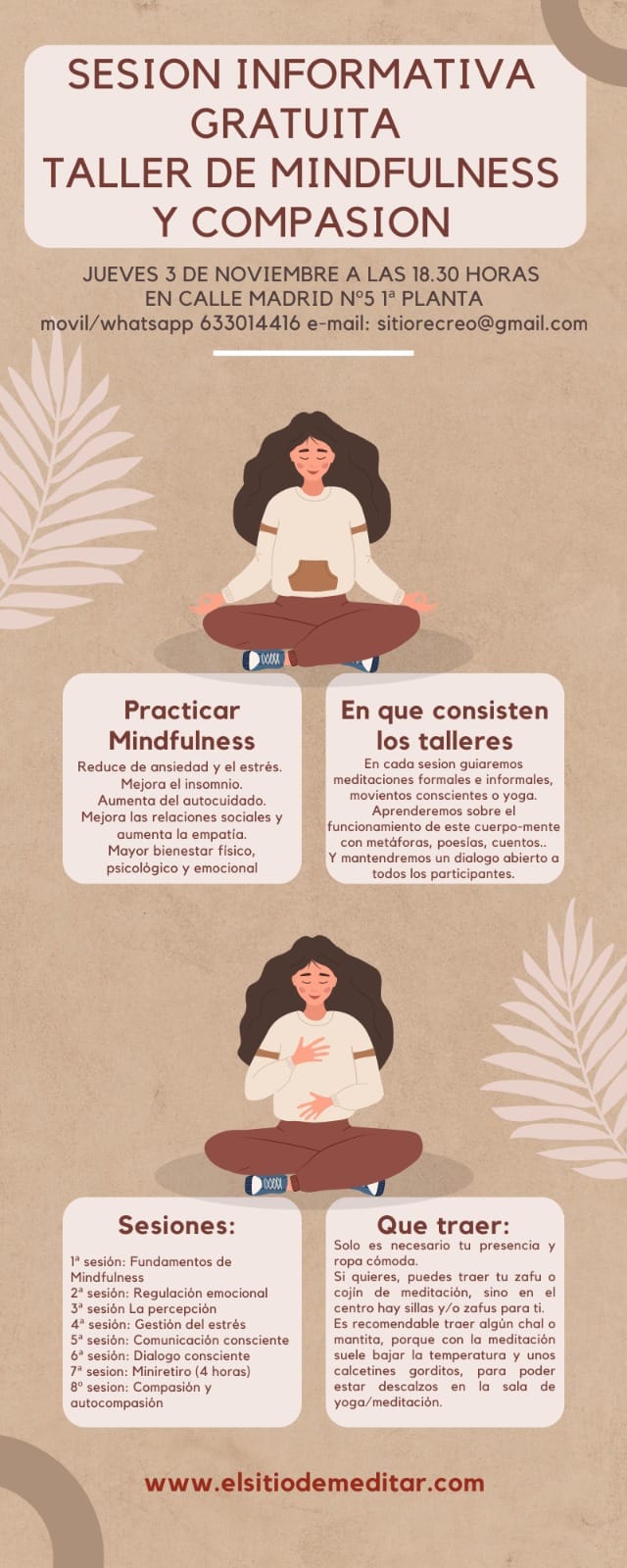 Sesión informativa gratuita