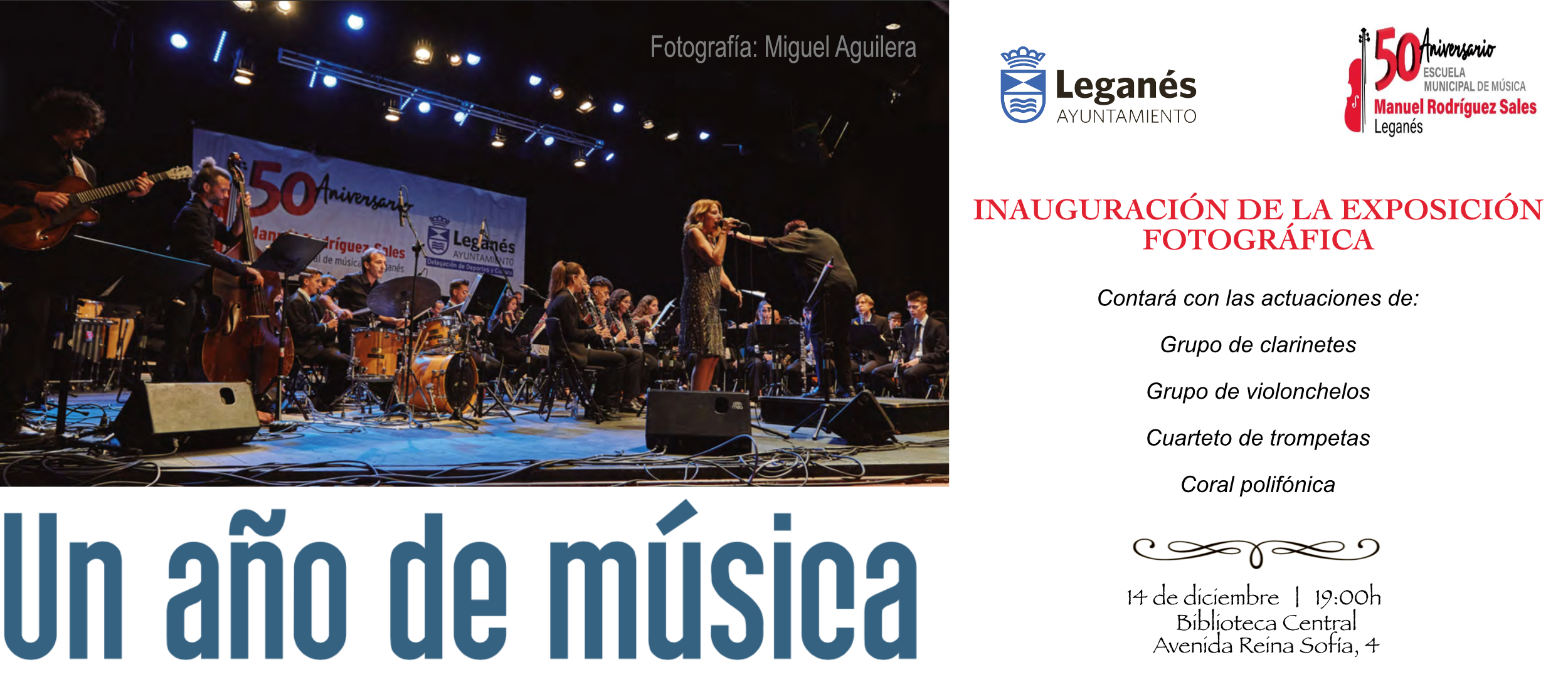 EXPOSICIÓN 50º ANIVERSARIO DE LA ESCUELA MUNICIPAL DE MÚSICA ‘MANUEL RODRÍGUEZ SALES’