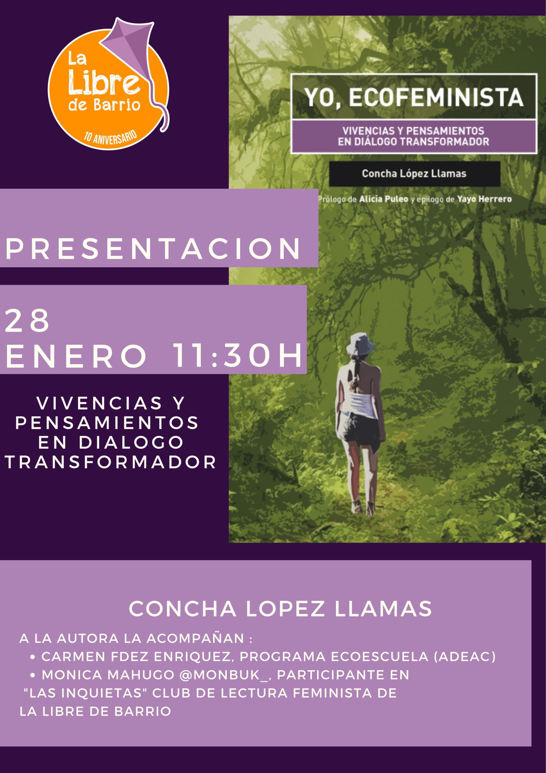 Yo, ecofeminista. Concha López Llamas